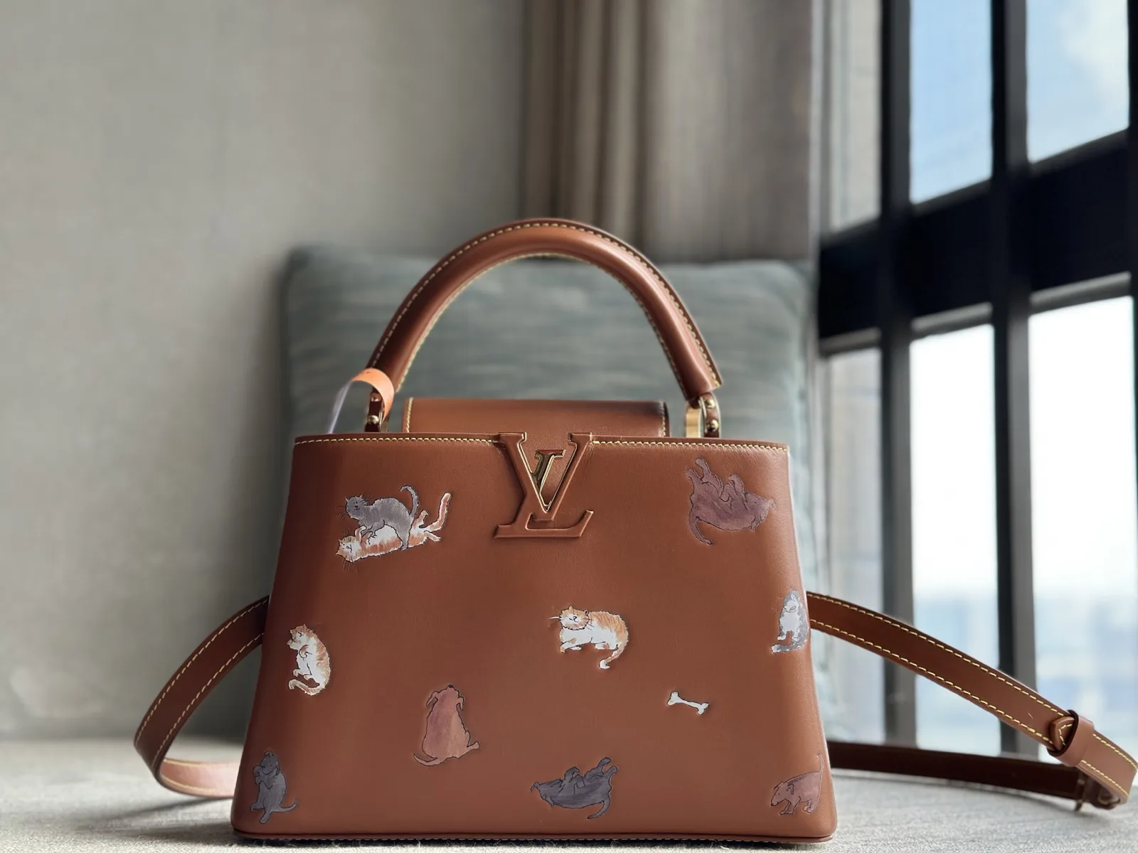 Louis Vuitton CAPUCINES BB Bag M25874